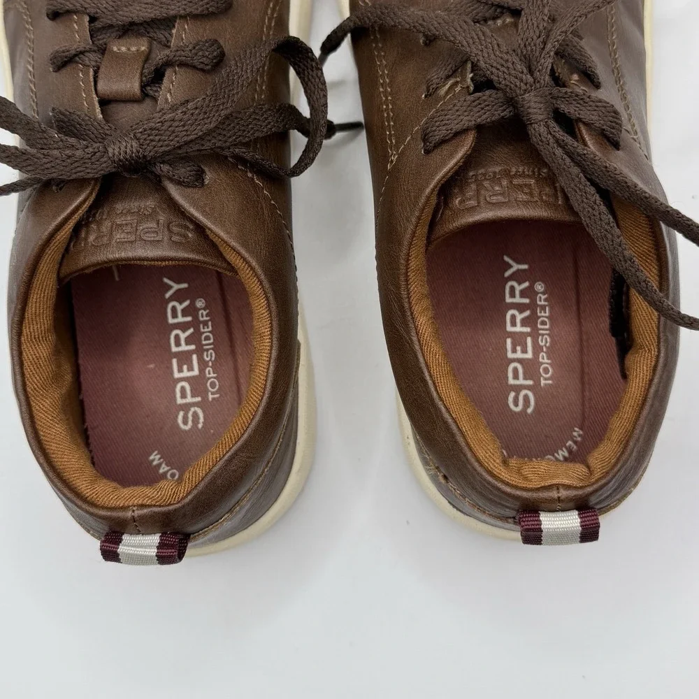 Sperry Top Sider‎ Cruise Boys Brown Sneakers Size 2M